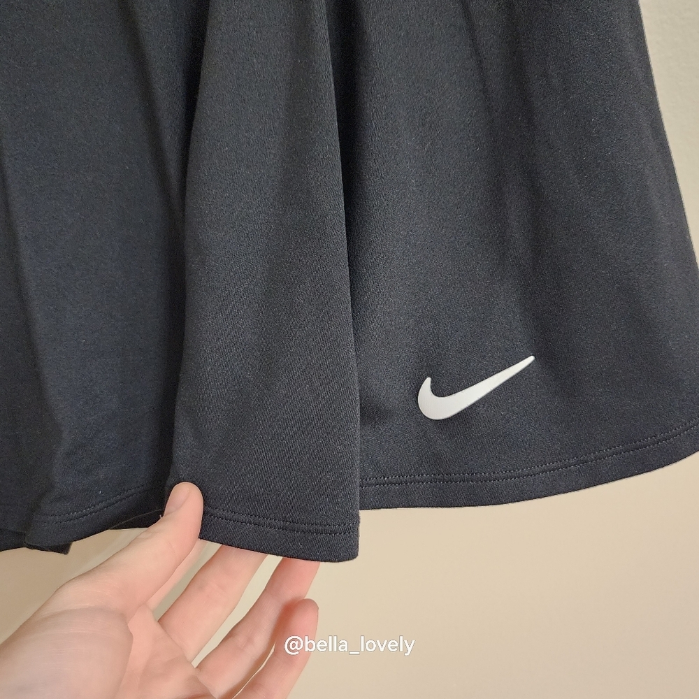 Nike Black Tennis Skirt With Shorts Skort - Picture 2 of 6